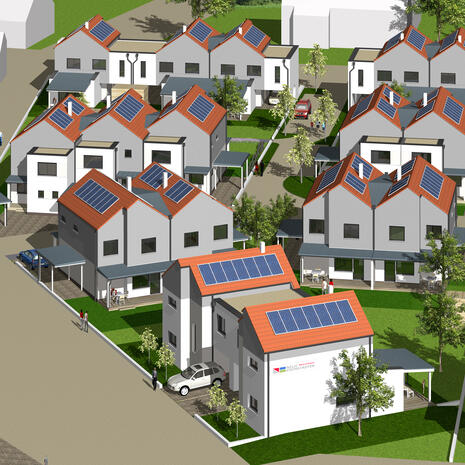 St. Andrä, Schulsiedlung - Schaubild