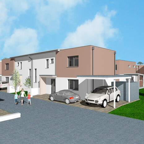 Gols, Obere Hauptstraße BT2 - Schaubild